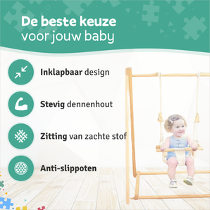 Tresving for baby 6 til 18 måneder gammel